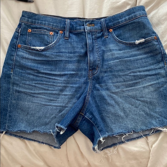 Madewell Pants - Madewell size 29 high rise denim shorts